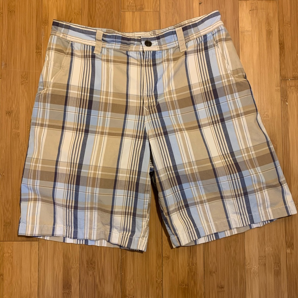 Men’s Tommy Hilfiger Plaid Flat Front Shorts